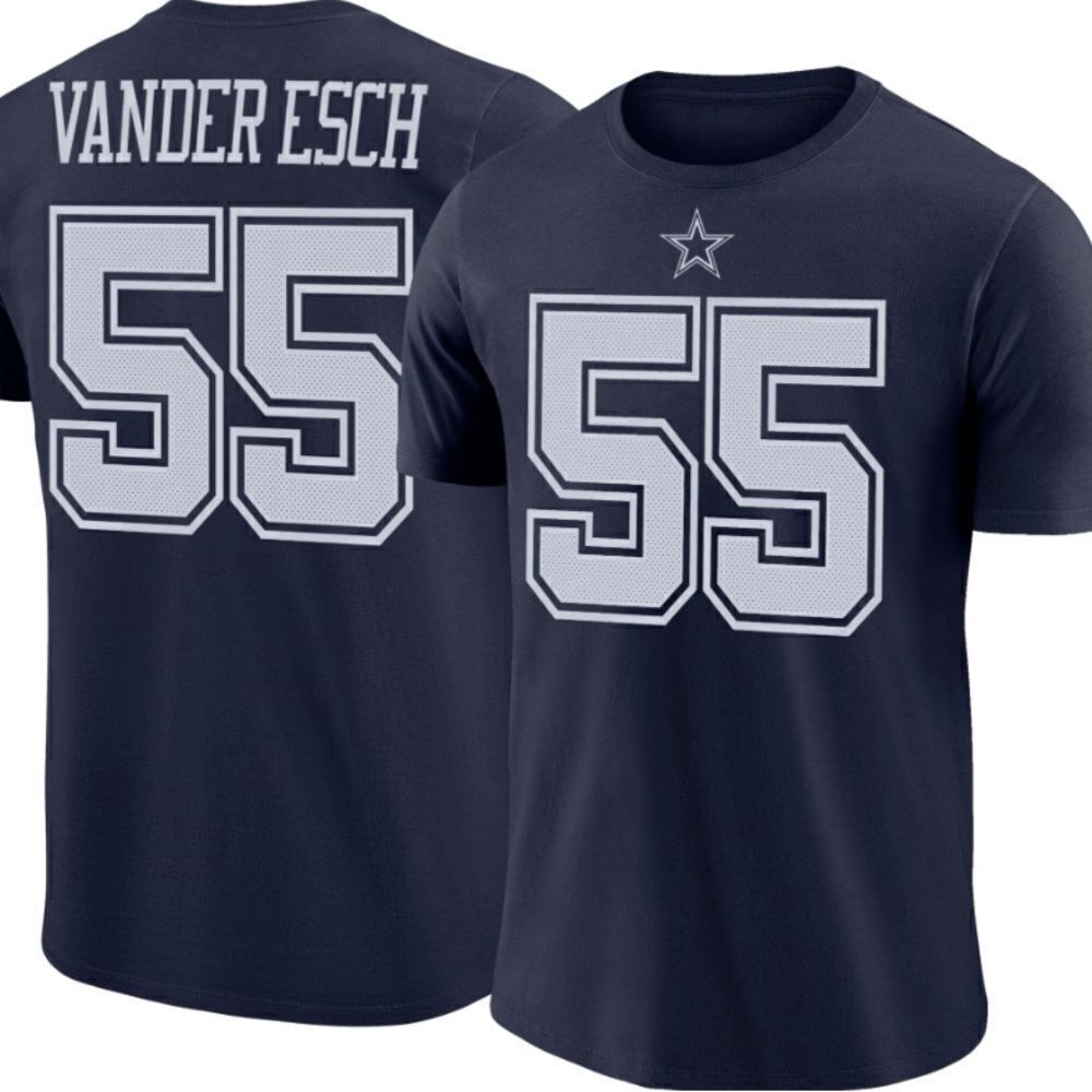 🆕 Nike Dri Fit Tee Dallas Cowboys Leighton Vander Esch #55 Youth Large
